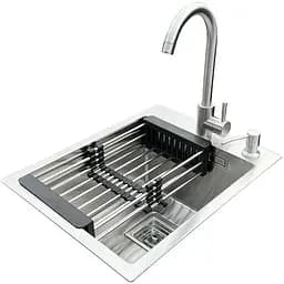 Комплект мийка + змішувач Romzha Arta Nova U-350 (A)