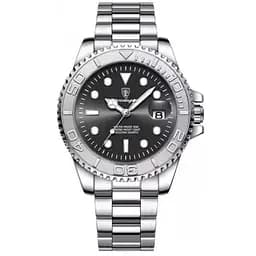 Чоловічий наручний годинник Poedagar Pilot (Сріблястий)