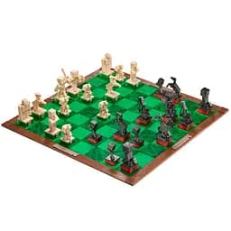 Шахматы Noble Collection Minecraft Overworld Heroes vs. Hostile Mobs