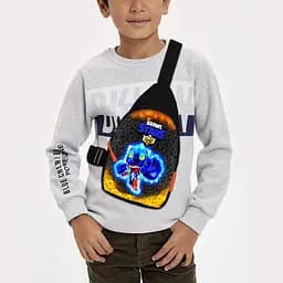 Сумка через плече дитяча Brawl Stars 29х17 см сумка слінг для хлопчика (01927)