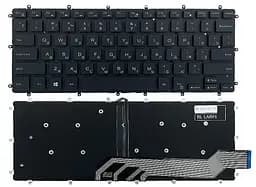 Клавіатура Dell Inspiron 13-5368 5378 5379 7378 7368 14-7460 7467 Vostro 14-5468 Latitude 3379 US чорна без рамки Прямий Enter підсвітка Original PRC (0M9DMK)