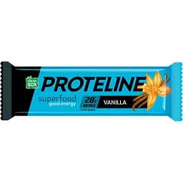 Батончик протеїновий Fresh Box ProteLine зі смаком ванілі глазурований кондитерською глазур'ю 40 г