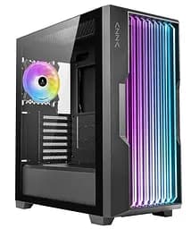 Корпус AZZA GUARDIAN GLASS Black (CSAZ-520BG) Без БП