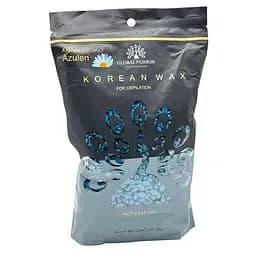 Горячий плёночный воск в гранулах Global Fashion Korean Azulen 1000 г воск для депиляции лица и тела
