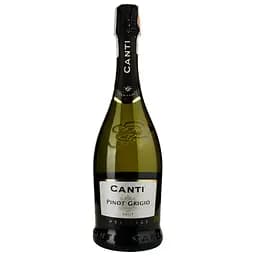 Вино ігристе Canti Pinot Grigio Brut, біле, брют, 11,5%, 0,75 л, подарункова упаковка (W3510) - мініатюра 2