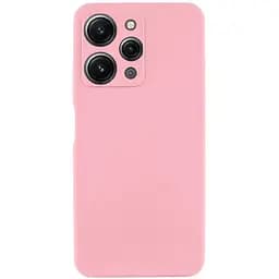 Чехол Lakshmi Silicone Cover Full Camera (AAA) для Xiaomi Redmi 12 Розовый / Light pink