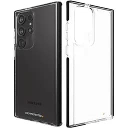 Противоударный чехол Gear4 Piccadilly для Samsung Galaxy S23 Ultra (6.8") Black (702010957)