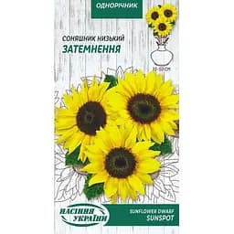 Семена Подсолнечник низкий Насіння України Затмение 1 г (799700)