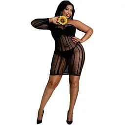 Сукня Moonlight Model 05 Black Plus size