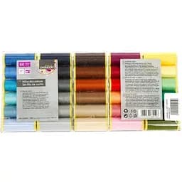 Набор ниток для шитья Crelando разноцветный 60 шт