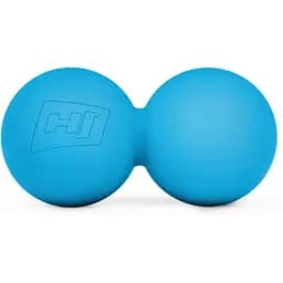 Силиконовый массажный двойной мяч Hop-Sport HS-S063DMB 63 мм голубой