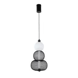 Світильник підвісний LED Levistella 7812026 BK, 6W, 3000K, чорний метал, для вітальні