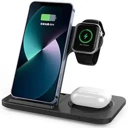 Бездротовий зарядний пристрій потрійний Proda PD-W8 3-в-1 Magnetic 15 W чорний