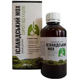 Сироп Исландский мох А+ 200 мл