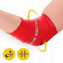 Стрічка компресійна для флосингу 4Fizjo Floss Band 207 x 5 x 0.15 см Red (P-5905973405249) - мініатюра 6