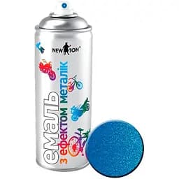 Емаль універсальна New Ton синя металік в аерозолі 400 мл
