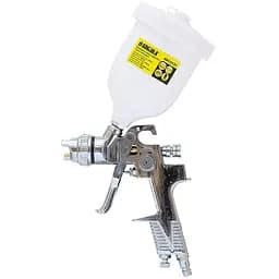 Фарборозпилювач хромований Sigma HVLP 1.3 мм з верхнім баком 600 мл (6812131)