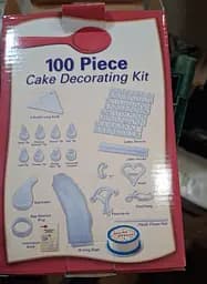 Набір для прикрашання та декорування тортів Cake Decorator 100 предметів, Kitchen Master Білий 86392 - мініатюра 7