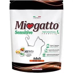 Сухой корм для кошек Morando MioGatto Sensitive Monoprotein, индейка, 400 г