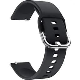 Ремешок DK CDK для Garmin Venu 2 "L" 22mm Silicone Sport Band Classic (011018) (black)