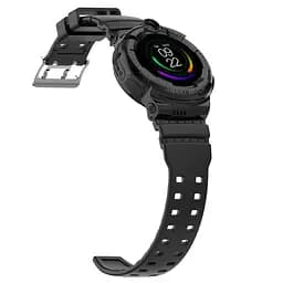 Дитячий смарт годинник Lemfo Y07 з SIM-картою, 4G LTE, відеодзвінком, камерою, кнопкою SOS, прослуховуванням, геолокацією GPS Wi-Fi LBS та вологозахистом IP67 Чорний - мініатюра 3