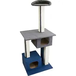 Когтеточка Lucky Pet Домик Говерла, серый с синим