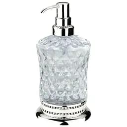 Дозатор для рідкого мила Kugu Versace Freestand Glass 830C, Хром