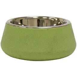 Миска для собак Croci Bamboo бамбуковое волокно зеленая 0.47 л 14 см