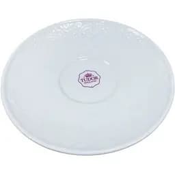 Блюдце Tudor Корона порцелянове 15 см до чашки кавової (TU3164)