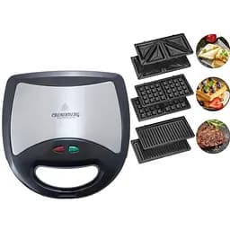 Сендвічниця Crownberg CB-1071 Detachable антипригарна 750 Вт чорний (CB-1071_758)