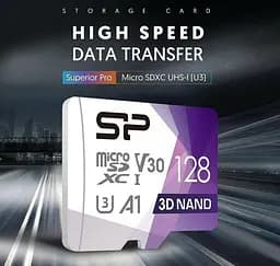Картка пам'яті Silicon Power MicroSDXC 128 Гбайт U3 A1 V30 Superior Colorful - мініатюра 4