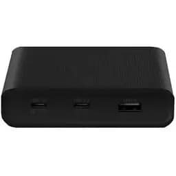 Зарядний пристрій ZMI 65W 3 порти 2C + 1 A з кабелем Type-C 1m чорний