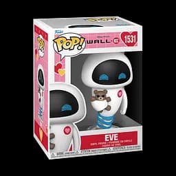 Фігурка Funko Pop Валл-і Єва з плюшевим ведмедиком WALL-E Eve with Teddy Bear 10 см FP W E 1531 - мініатюра 3