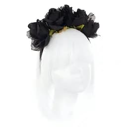 Вінок з чорними трояндами