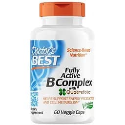 Витамины и минералы Doctor's Best Fully Active B Complex, 60 вегакапсул