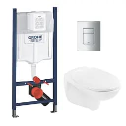 Комплект унитаза с установкой 4 в 1 Grohe Solido Even RU38971966A