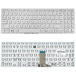 Клавіатура для ноутбука ASUS (X530 series) rus, silver, без кадру