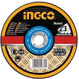 Диск отрезной по металлу абразивный Ingco 180х1.6х22.2 мм (MCD301802)