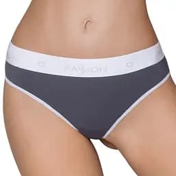 Спортивні трусики-стрінги Passion PS007 Panties dark grey L