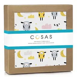 Пелюшки фланелеві Cosas Sheep Yellow 80x80 см, жовті