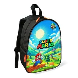 Рюкзак Супер Марио детский школьный/городской 34х27х13 см для мальчика (02455)