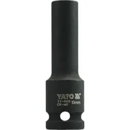 Головка торцевая ударная 6-гранная Yato удлиненная квадрат 1/2" М=10 мм L=78 мм (YT-1030)