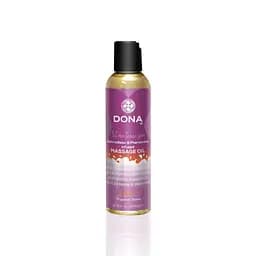 Массажное масло Dona Massage Oil Sassy Tropical Tease (110 мл) с феромонами и афродизиаками