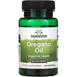 Натуральна добавка Swanson Oregano Oil 10:1 Extract, 120 капсул