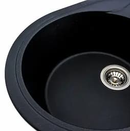 Кухонна мийка Platinum 5847 ONYX матова чорний металік (SP000038326) - мініатюра 3