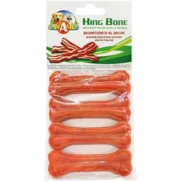 Лакомство для собак Croci King Bone Bacon кость 10 см 140 г (4 шт. х 35 г)