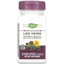 Натуральная добавка Nature's Way Leg Veins, 60 вегакапсул