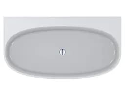 Ванна Miraggio Anna 1600x850 глянсова 0001610 Білий - мініатюра 4