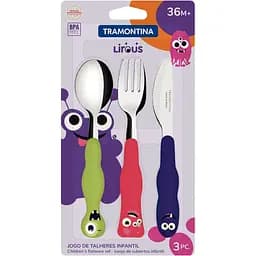 Набор детских столовых приборов Tramontina Baby Lirous 3 предмета (23797/910)