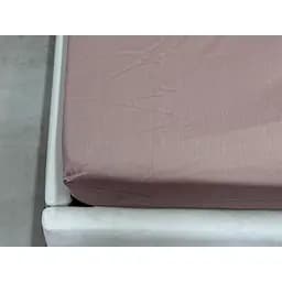 Простирадло Ecotton Stucco на резинці сатин 180х200 см коричневе (24852) - мініатюра 3